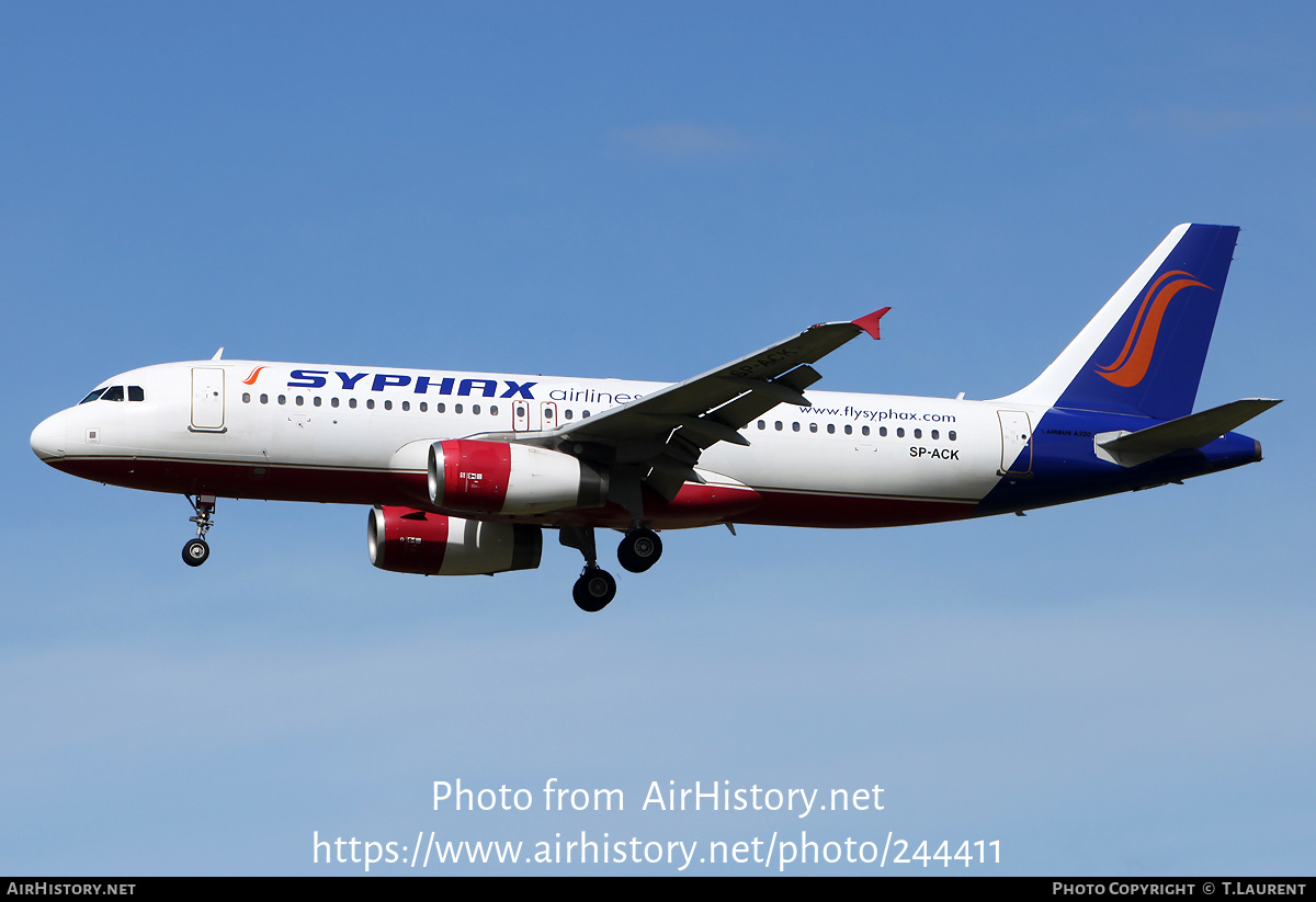 Aircraft Photo of SP-ACK | Airbus A320-232 | Syphax Airlines | AirHistory.net #244411