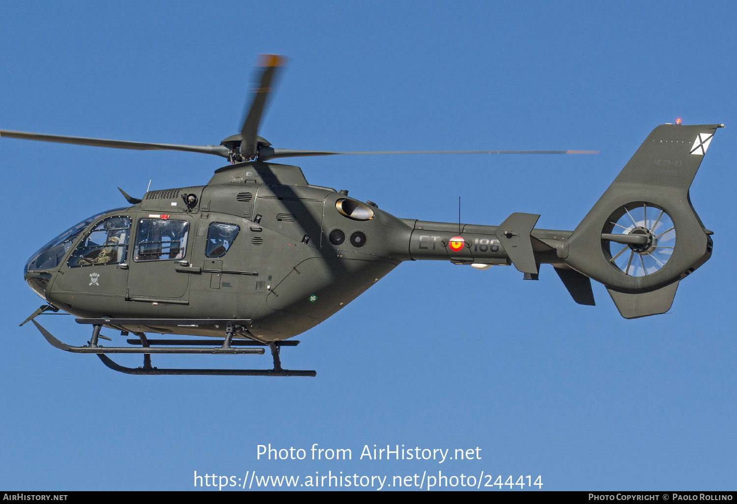 Aircraft Photo of HE.26-23 | Eurocopter EC-135T-2+ | Spain - Army | AirHistory.net #244414