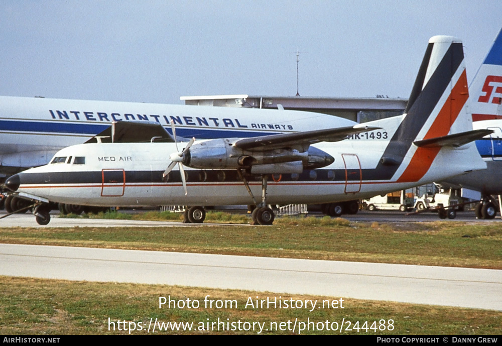 Aircraft Photo of HK-1493 | Fairchild F-27 | Med-Air | AirHistory.net #244488