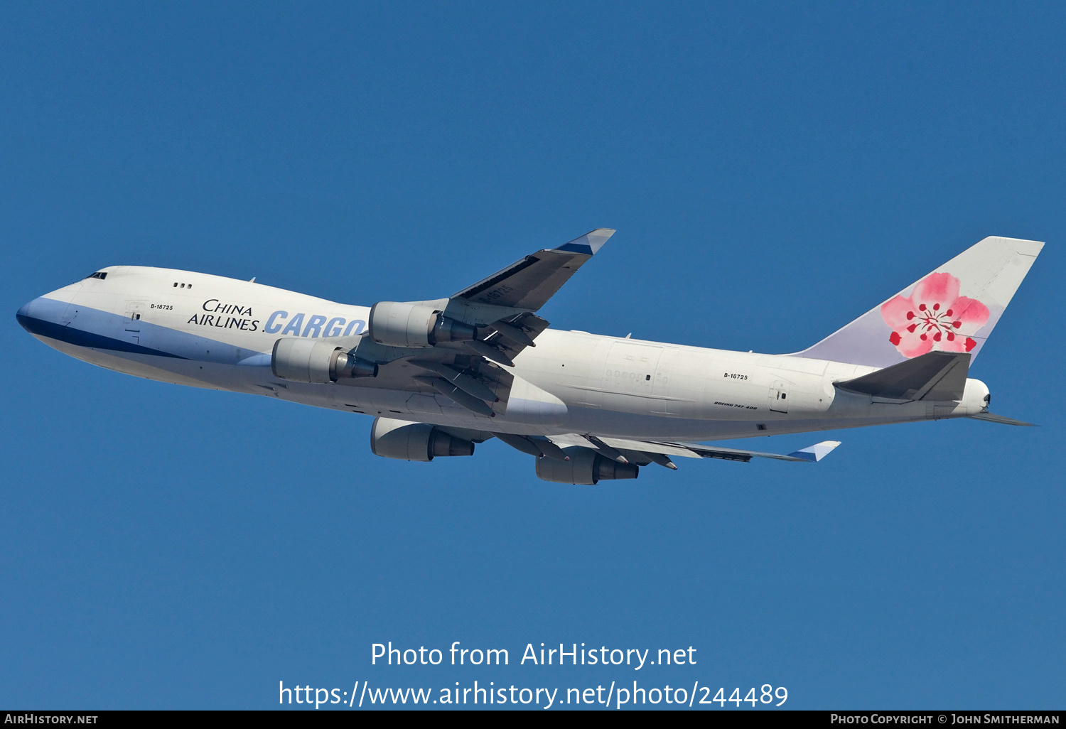 Aircraft Photo of B-18725 | Boeing 747-409F/SCD | China Airlines Cargo | AirHistory.net #244489