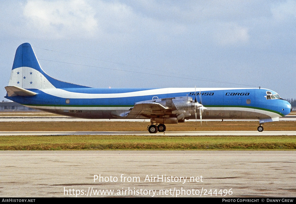 Aircraft Photo of HR-SAV | Lockheed L-188A Electra | SAHSA Carga - Servicio Aereo de Honduras | AirHistory.net #244496