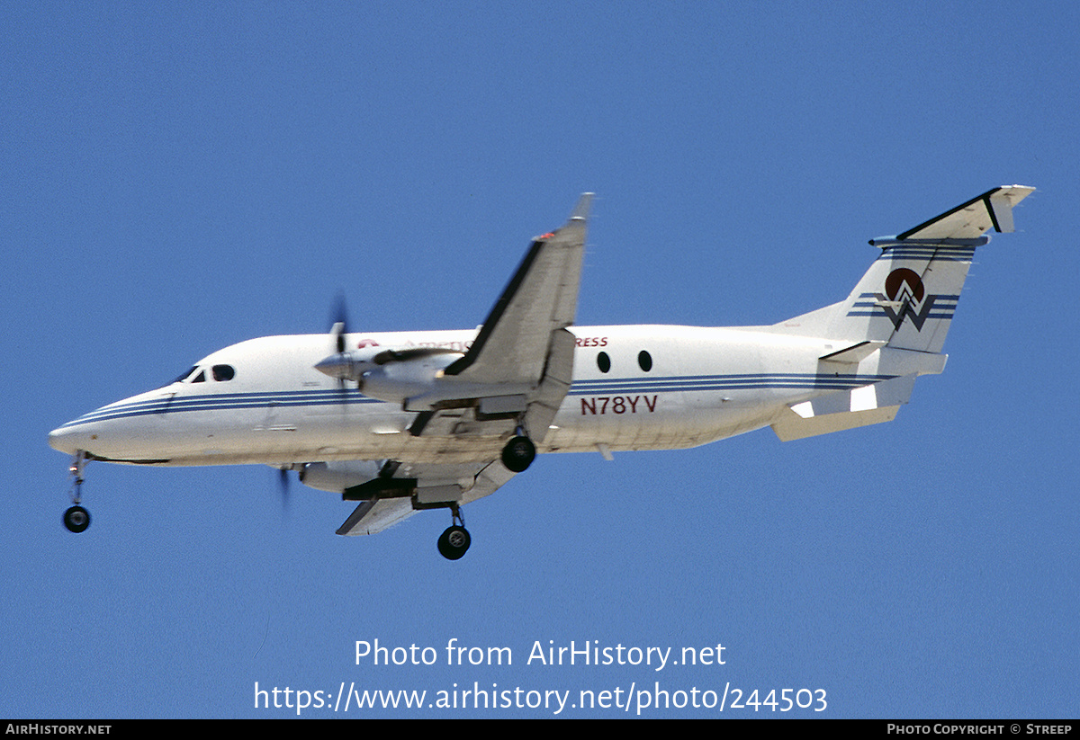 Aircraft Photo of N78YV | Beech 1900D | America West Express | AirHistory.net #244503