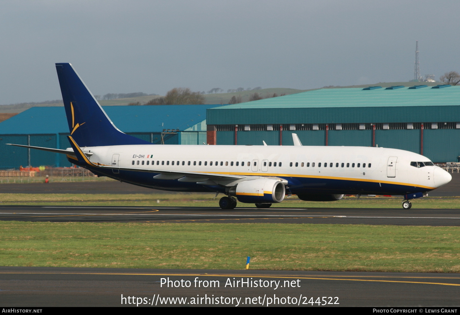 Aircraft Photo of EI-DHI | Boeing 737-8AS | Ryanair | AirHistory.net #244522