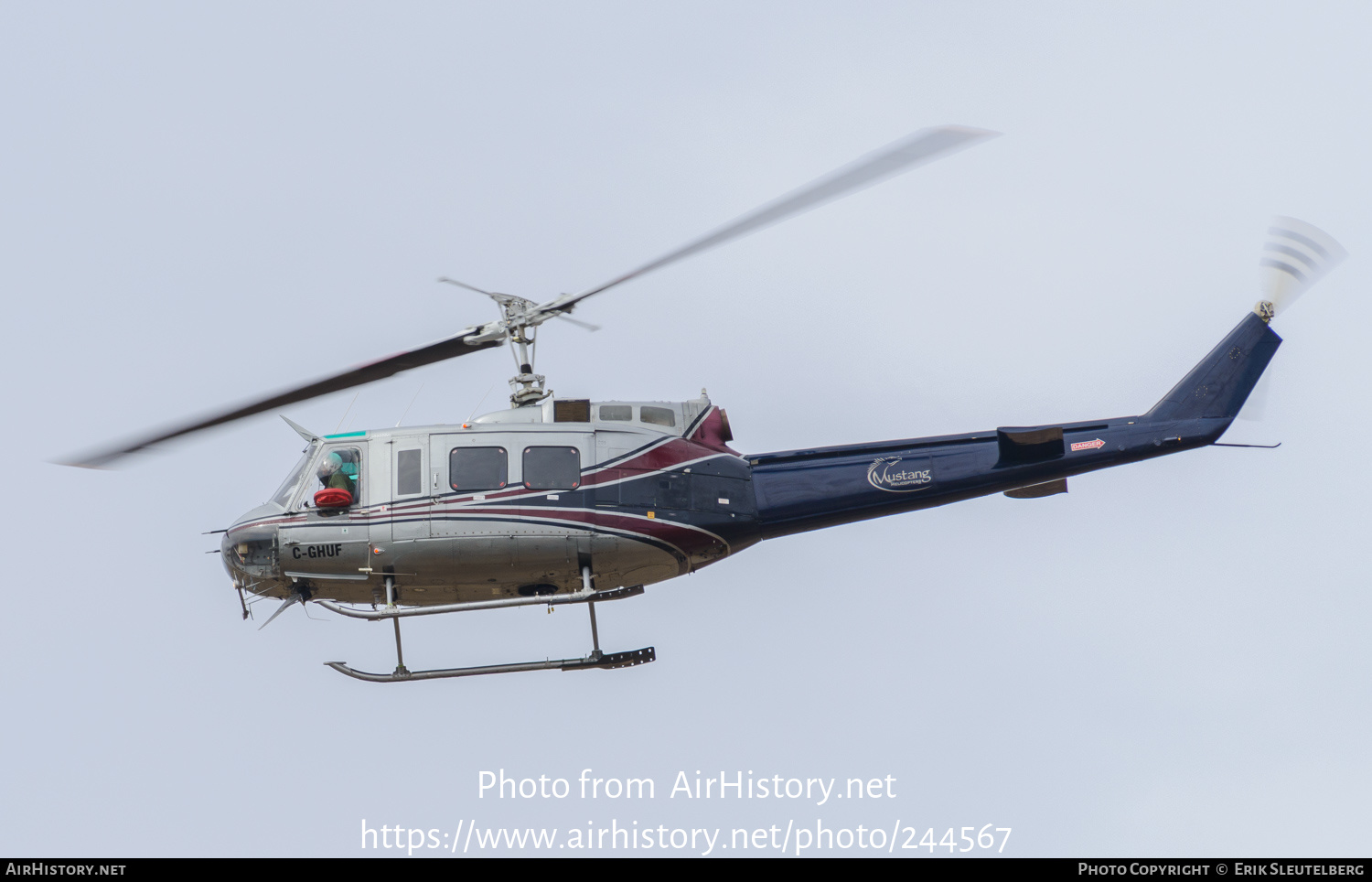 Aircraft Photo of C-GHUF | Bell 205A-1 | Mustang Helicopters | AirHistory.net #244567