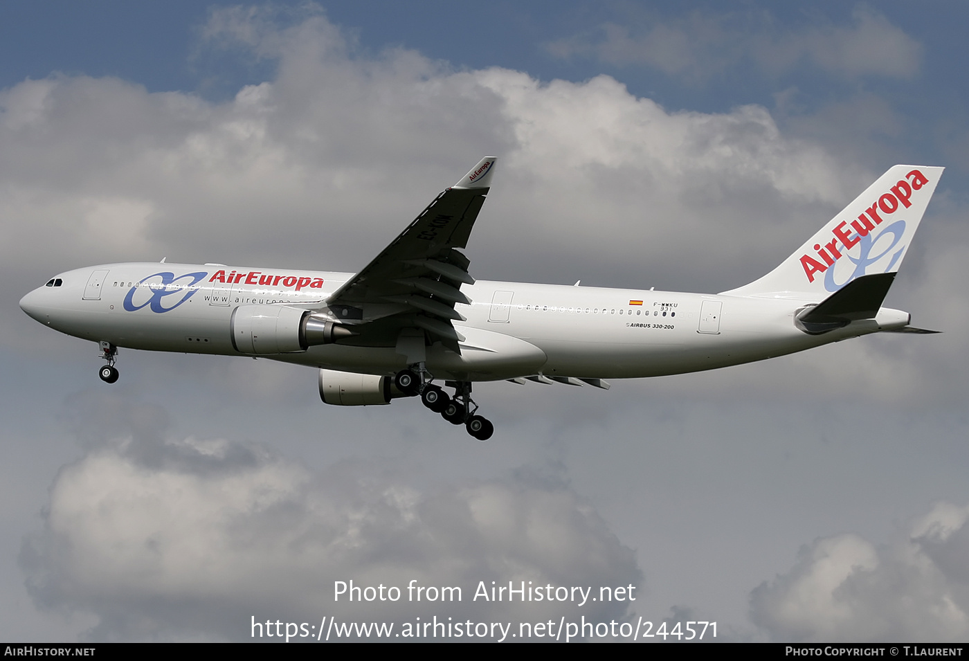 Aircraft Photo of F-WWKU | Airbus A330-202 | Air Europa | AirHistory.net #244571