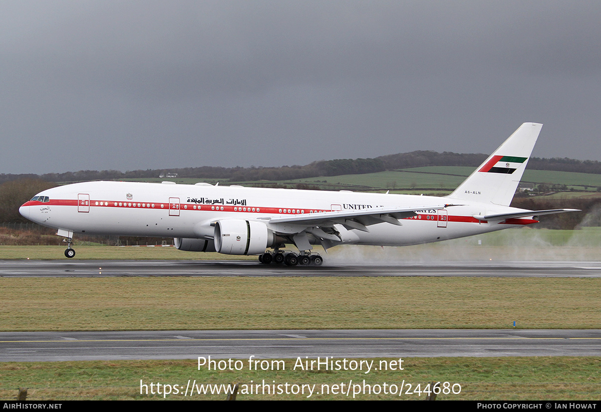 Aircraft Photo of A6-ALN | Boeing 777-2AN/ER | United Arab Emirates Government | AirHistory.net #244680