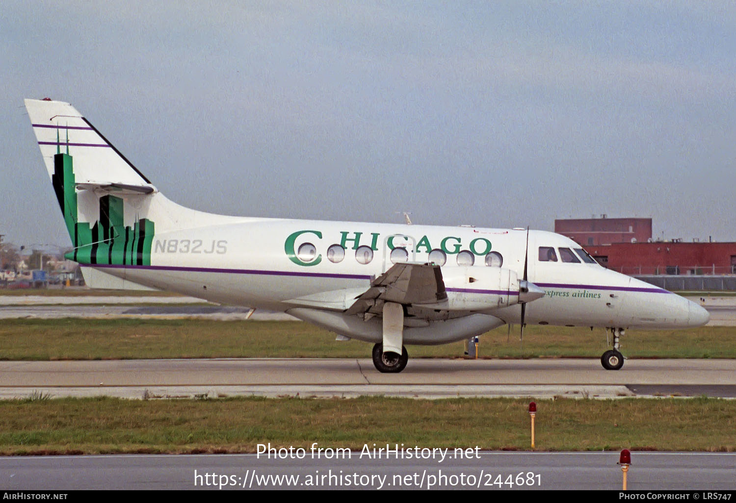 Aircraft Photo of N832JS | British Aerospace BAe-3101 Jetstream 31 | Chicago Express Airlines | AirHistory.net #244681