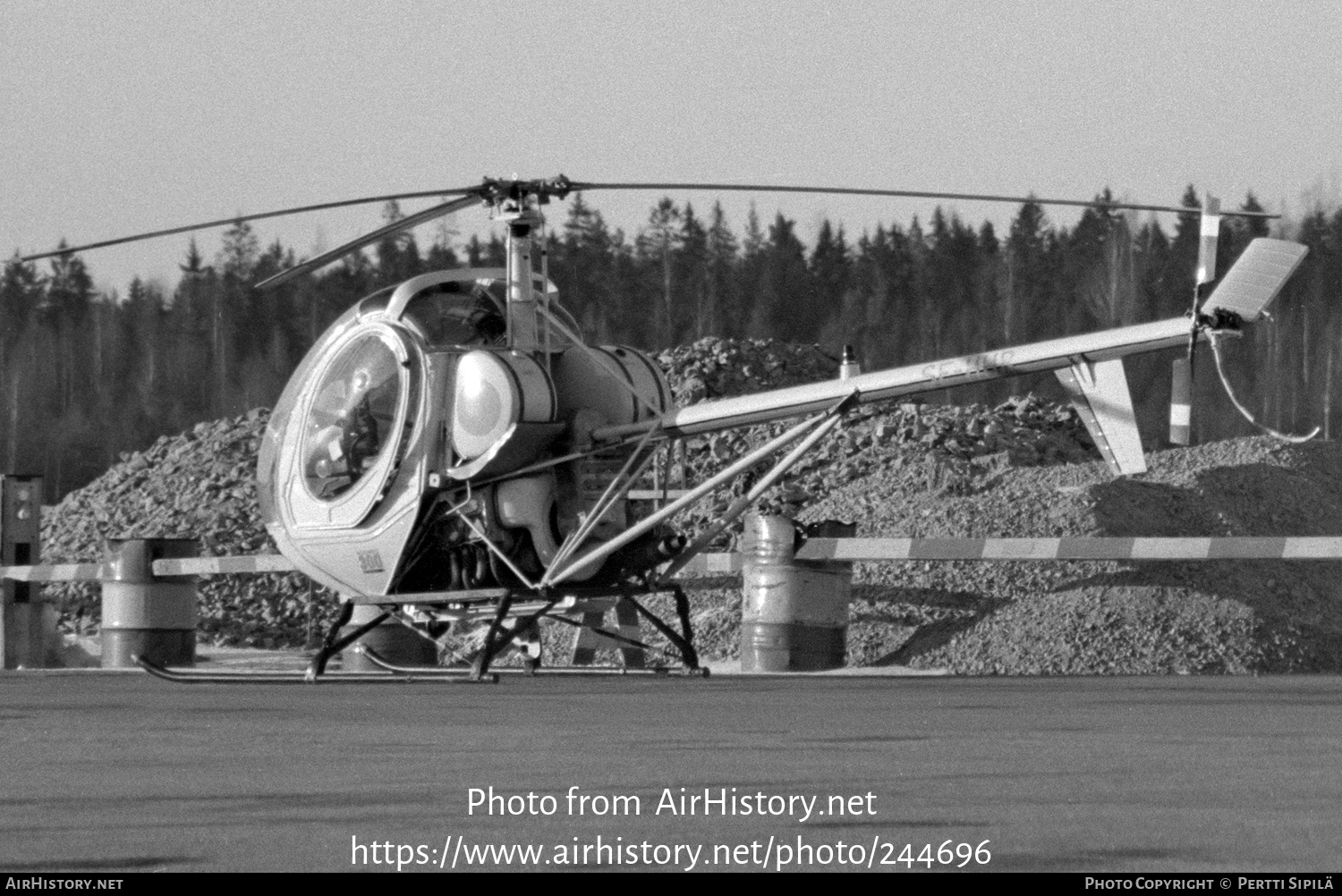 Aircraft Photo of SE-HHR | Hughes 269C | AirHistory.net #244696