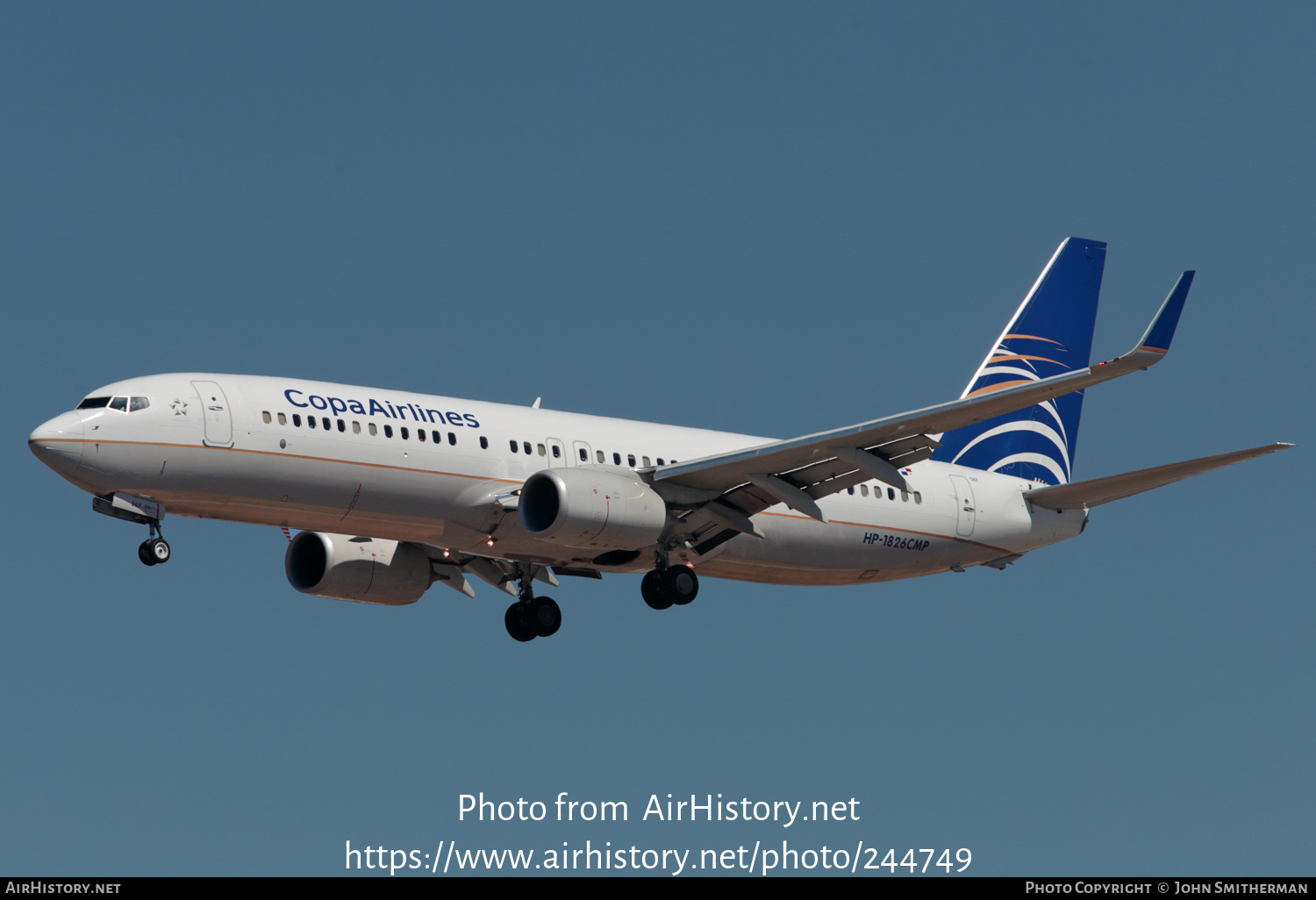 Aircraft Photo of HP-1826CMP | Boeing 737-86N | Copa Airlines | AirHistory.net #244749