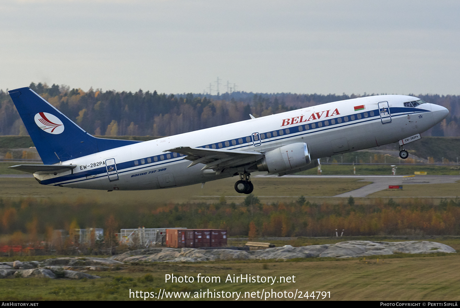 Aircraft Photo of EW-282PA | Boeing 737-3Q8 | Belavia | AirHistory.net #244791