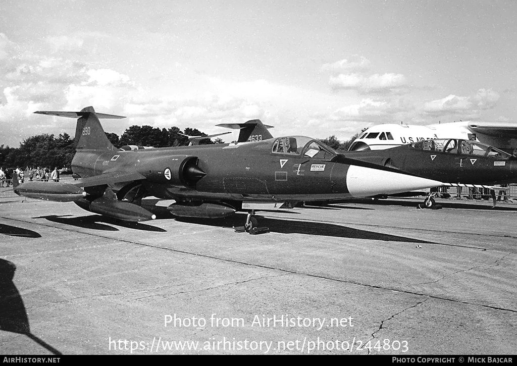 Aircraft Photo of 890 | Lockheed CF-104 Starfighter | Norway - Air Force | AirHistory.net #244803