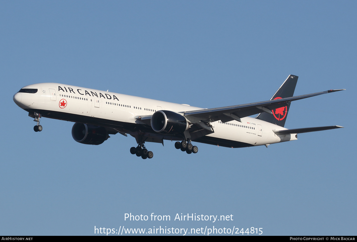 Aircraft Photo of C-FNNQ | Boeing 777-333/ER | Air Canada | AirHistory.net #244815