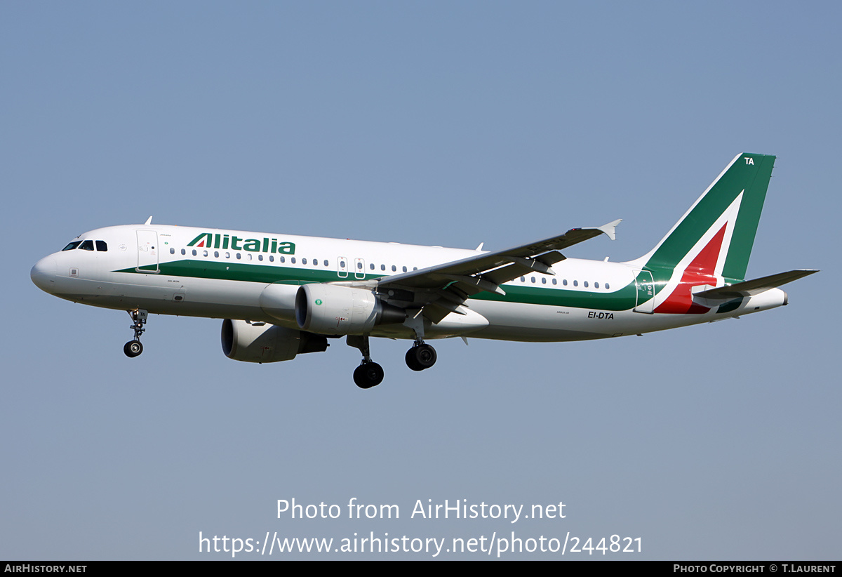 Aircraft Photo of EI-DTA | Airbus A320-216 | Alitalia | AirHistory.net #244821