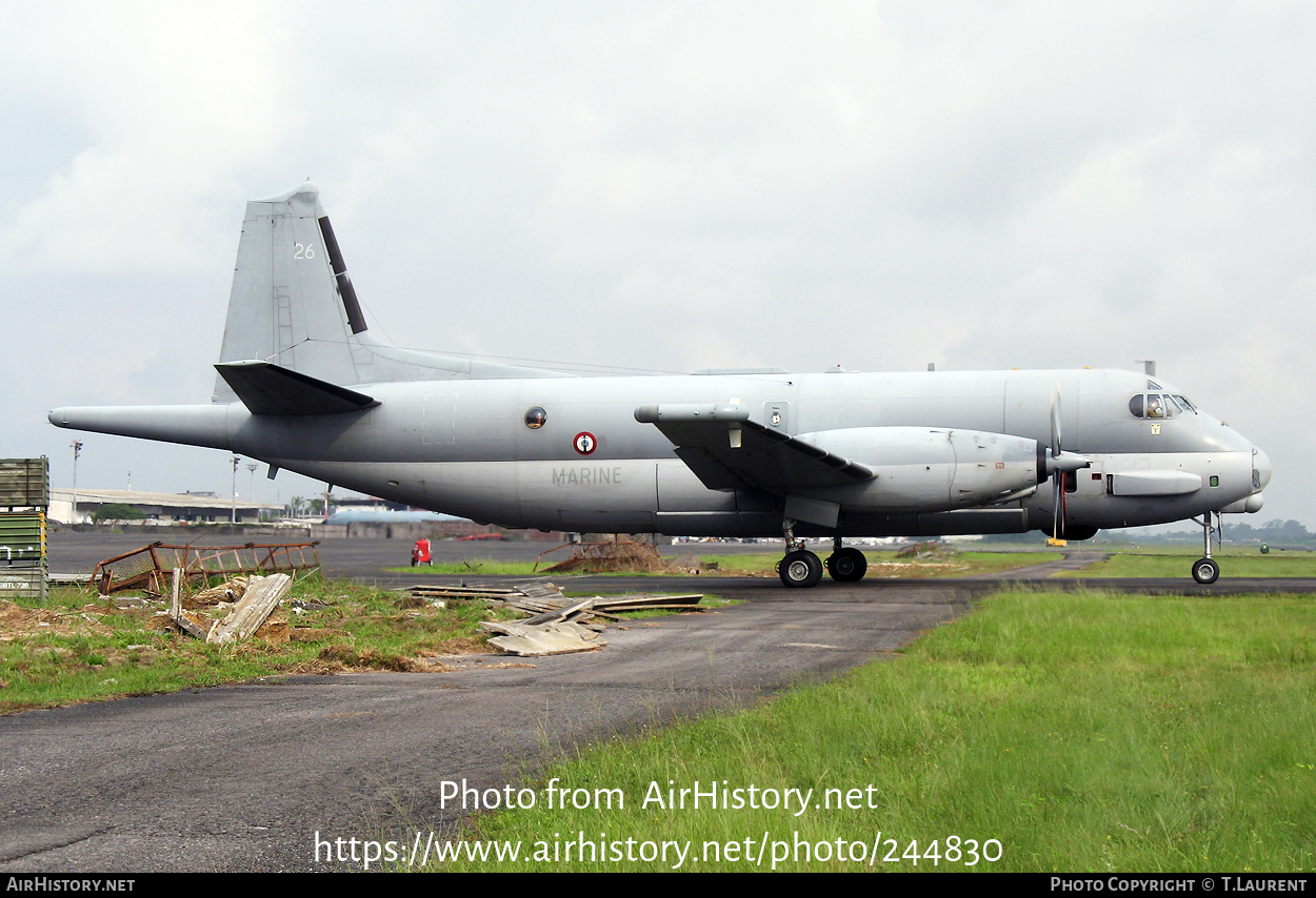 Aircraft Photo of 26 | Dassault ATL-2 Atlantique 2 | France - Navy | AirHistory.net #244830