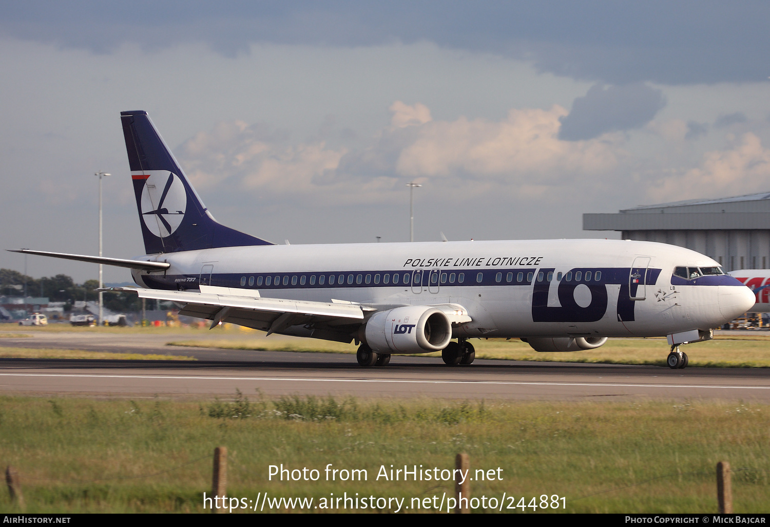 Aircraft Photo of SP-LLB | Boeing 737-45D | LOT Polish Airlines - Polskie Linie Lotnicze | AirHistory.net #244881