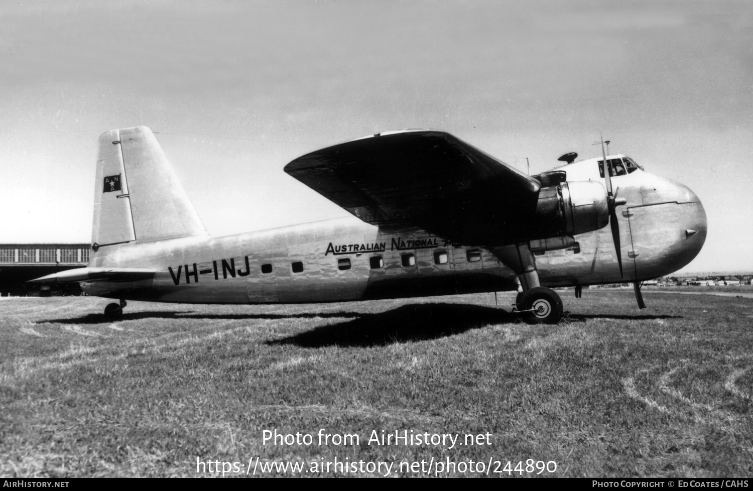 Aircraft Photo of VH-INJ | Bristol 170 Freighter Mk21E | Australian National Airways - ANA | AirHistory.net #244890