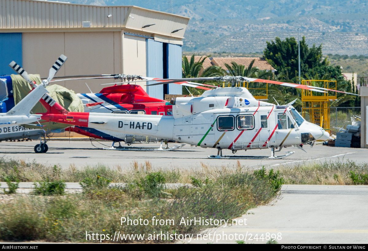 Aircraft Photo of D-HAFD | Bell 412 | Babcock International | AirHistory.net #244898