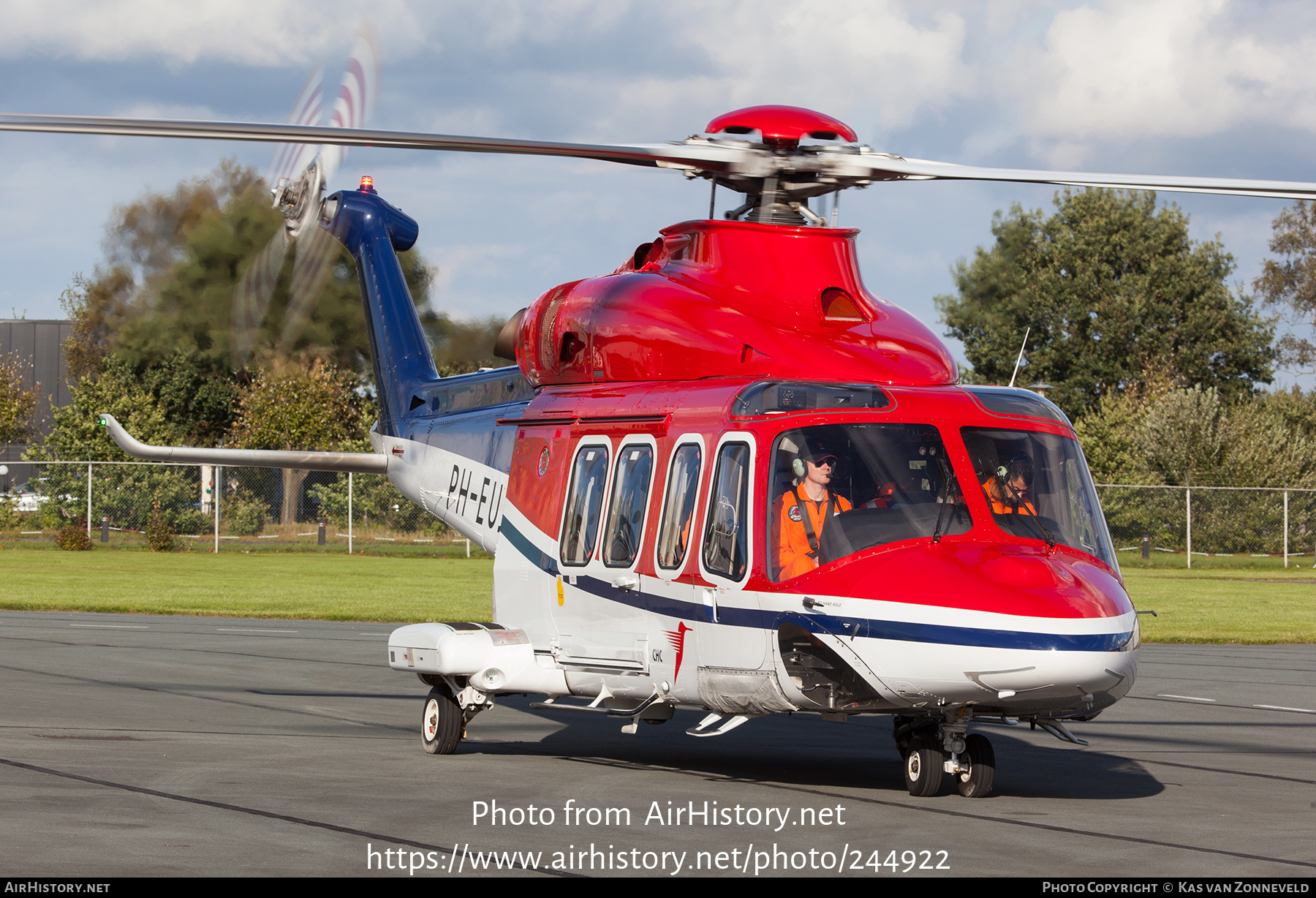 Aircraft Photo of PH-EUJ | AgustaWestland AW-139 | CHC Helicopters | AirHistory.net #244922