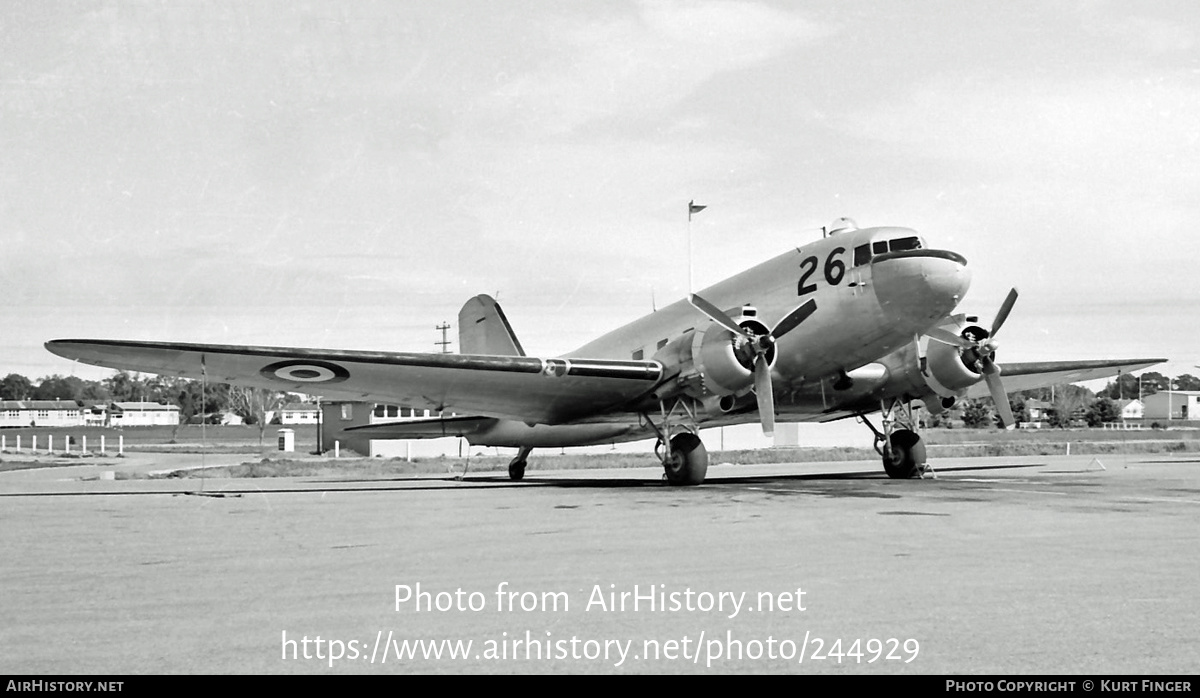 Aircraft Photo of A65-26 | Douglas C-47A Dakota Mk.3F | Australia - Air Force | AirHistory.net #244929