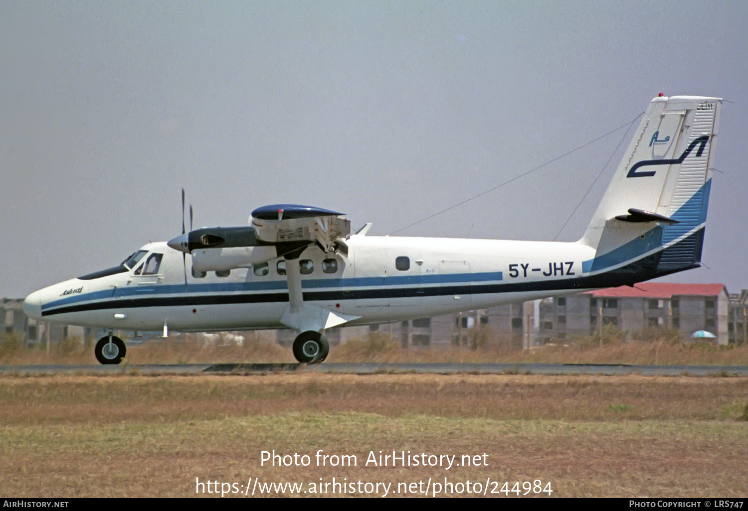 Aircraft Photo of 5Y-JHZ | De Havilland Canada DHC-6-300 Twin Otter | Aircraft Leasing Services | AirHistory.net #244984