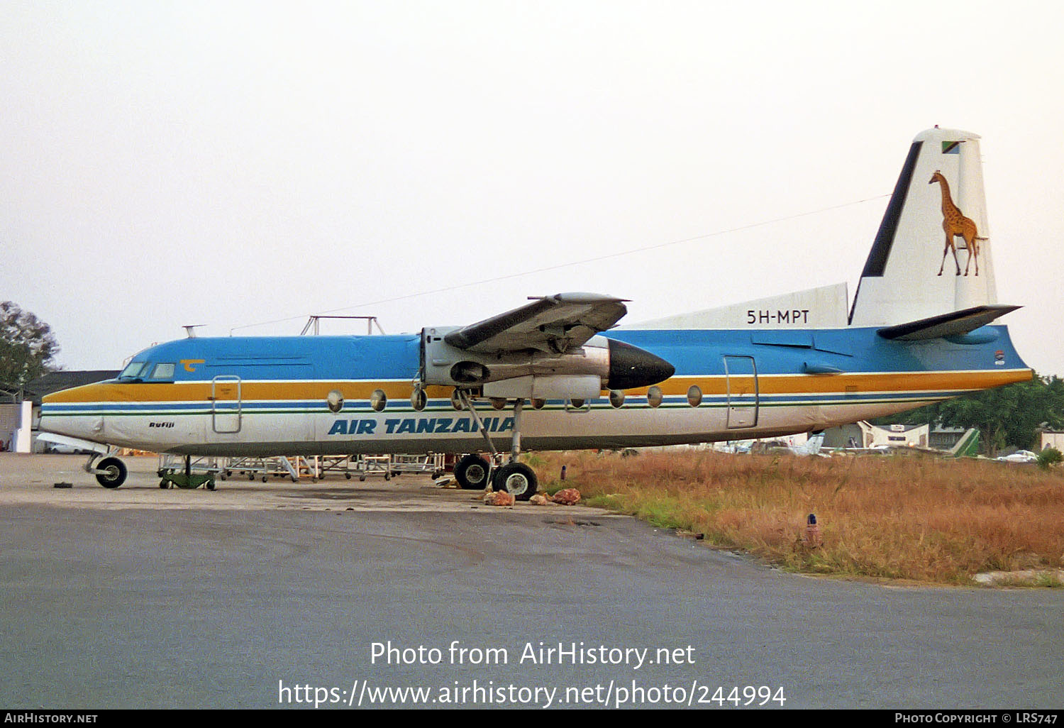 Aircraft Photo of 5H-MPT | Fokker F27-600RF Friendship | Air Tanzania | AirHistory.net #244994