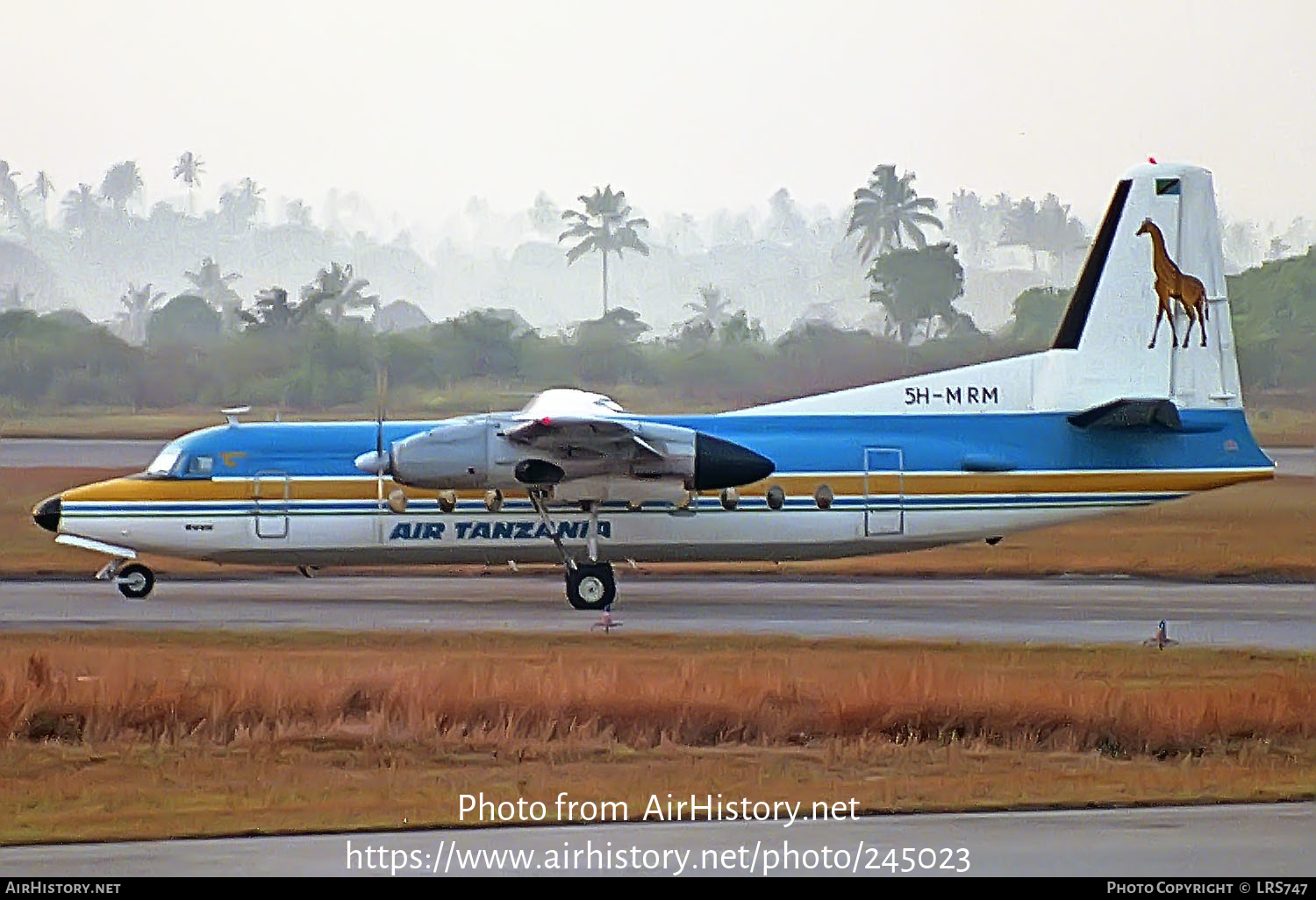 Aircraft Photo of 5H-MRM | Fokker F27-600RF Friendship | Air Tanzania | AirHistory.net #245023