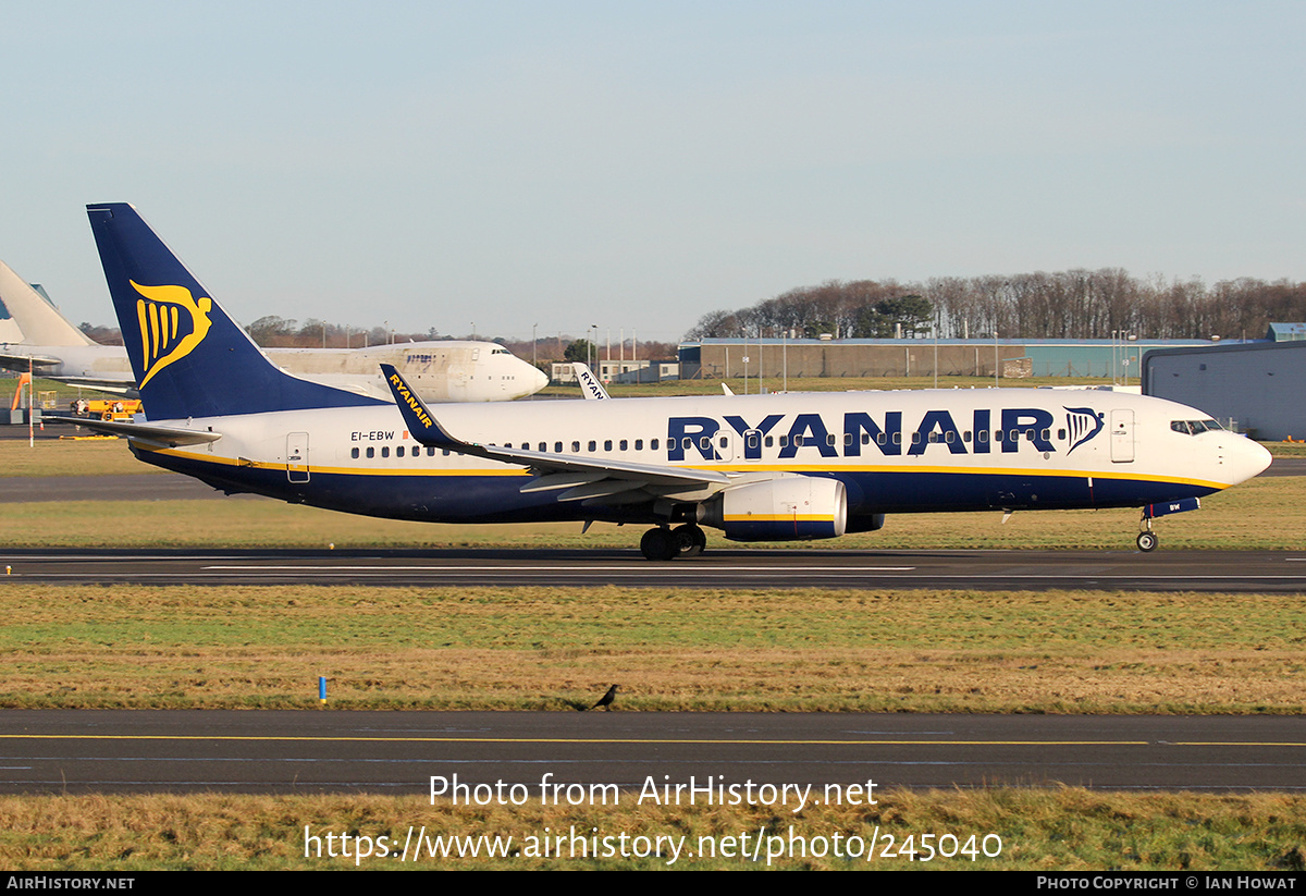 Aircraft Photo of EI-EBW | Boeing 737-8AS | Ryanair | AirHistory.net #245040