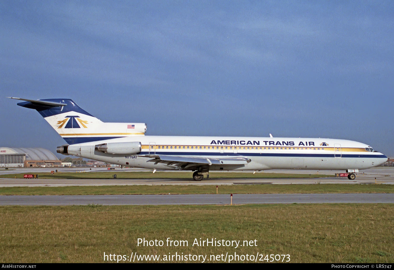 Aircraft Photo of N776AT | Boeing 727-2Q8/Adv | American Trans Air - ATA | AirHistory.net #245073