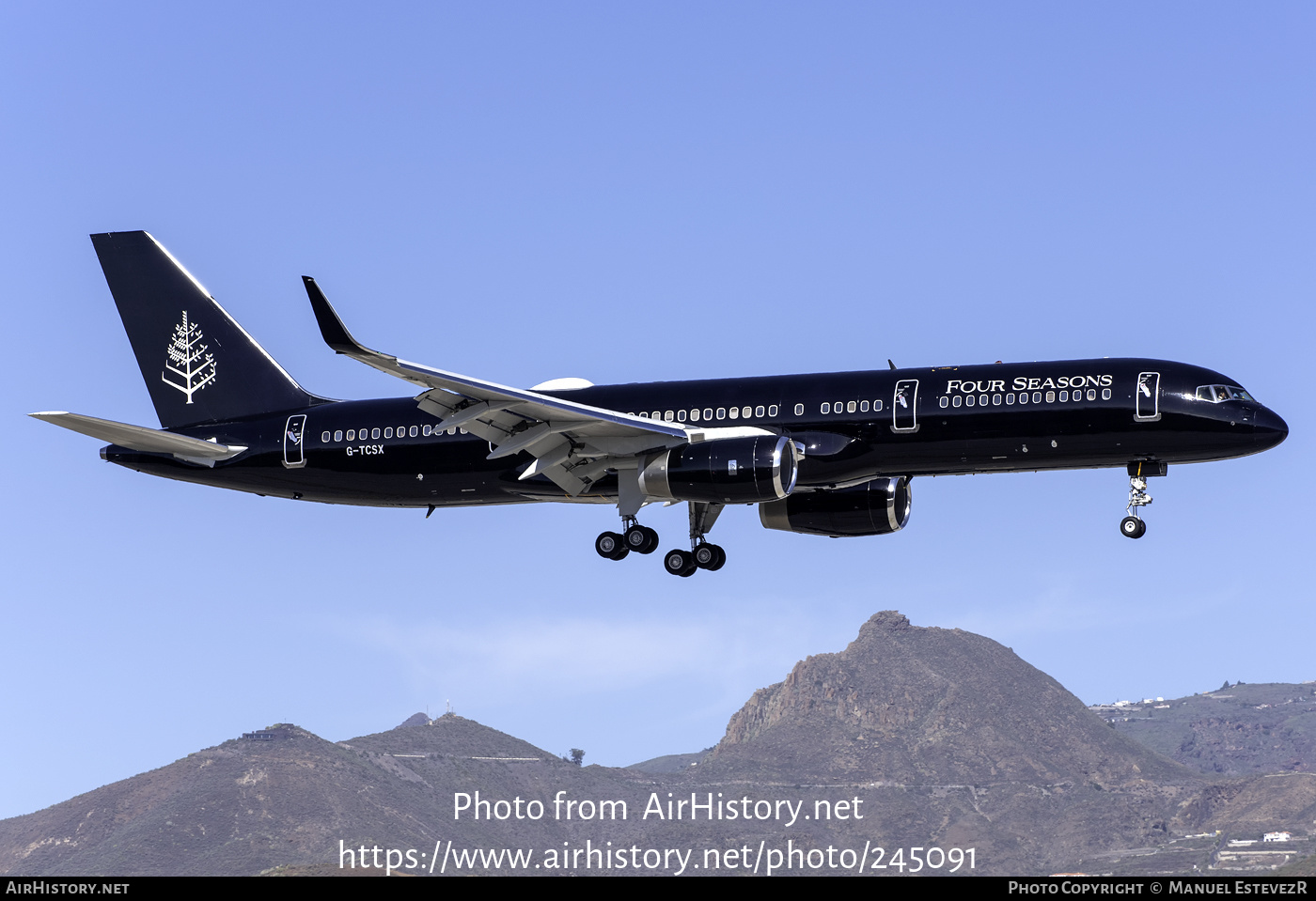 Aircraft Photo of G-TCSX | Boeing 757-2K2 | Four Seasons Hotels | AirHistory.net #245091