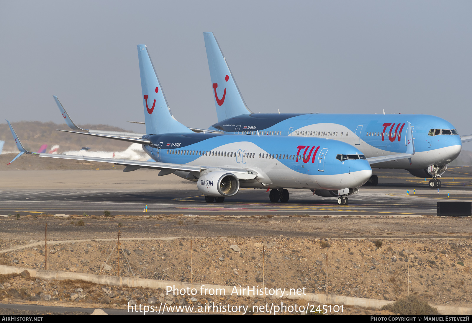 Aircraft Photo of G-FDZB | Boeing 737-8K5 | TUI | AirHistory.net #245101