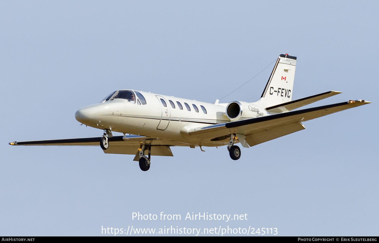 Aircraft Photo of C-FEVC | Cessna 550 Citation Bravo | AirHistory.net #245113