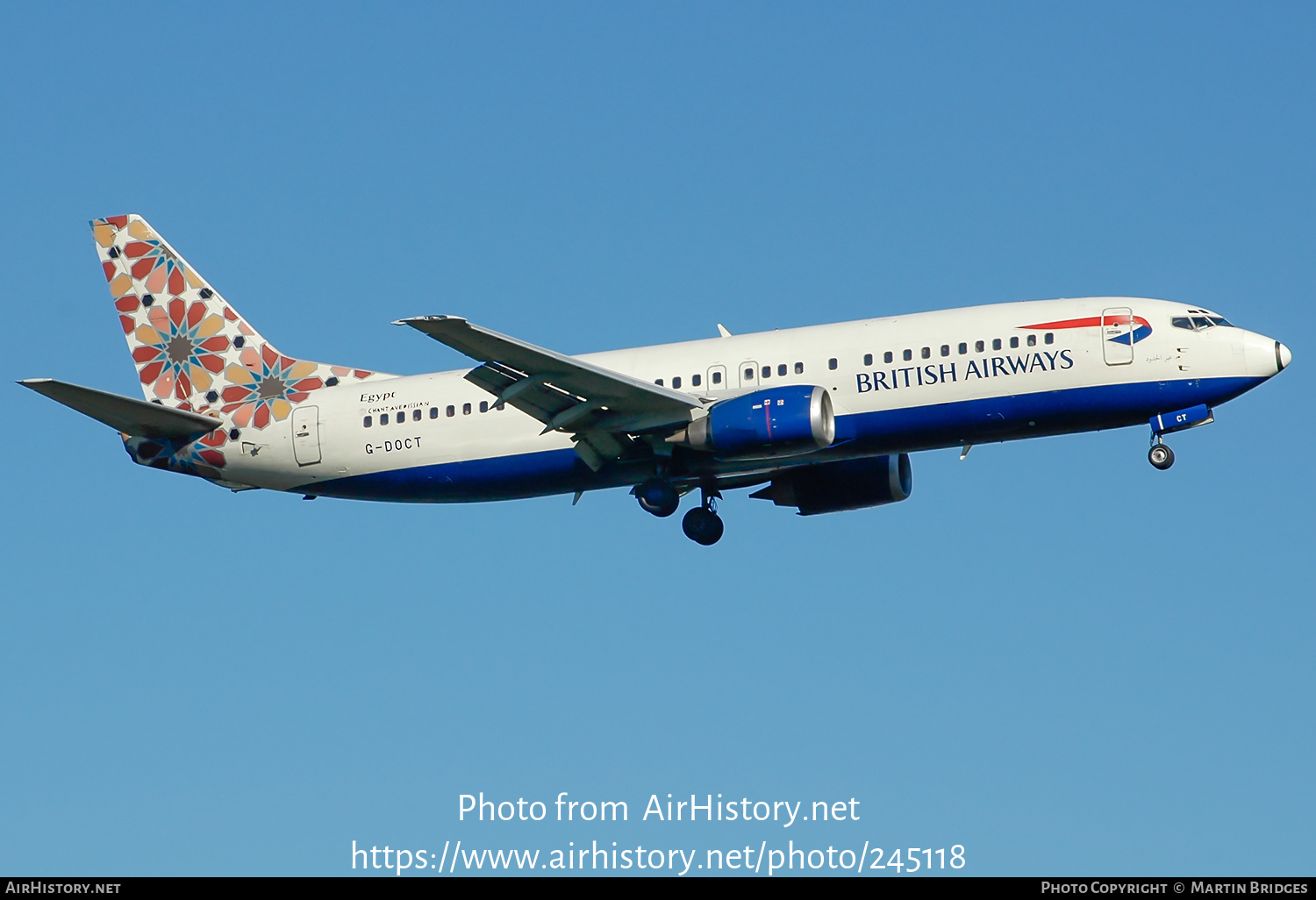 Aircraft Photo of G-DOCT | Boeing 737-436 | British Airways | AirHistory.net #245118