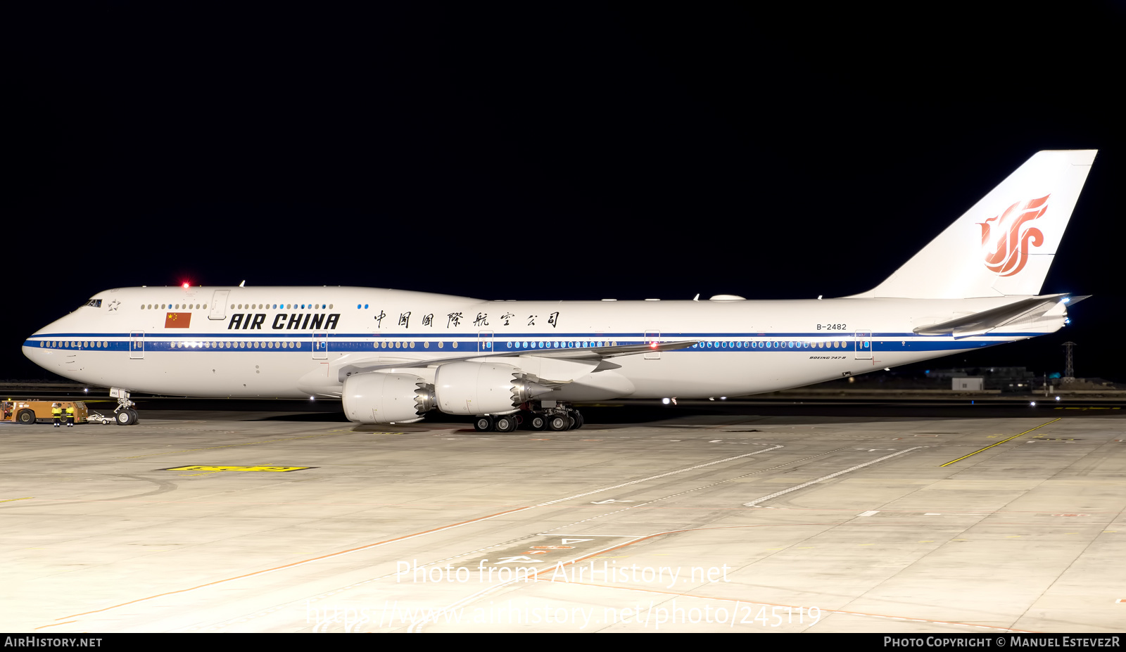 Aircraft Photo of B-2482 | Boeing 747-89L | Air China | AirHistory.net #245119