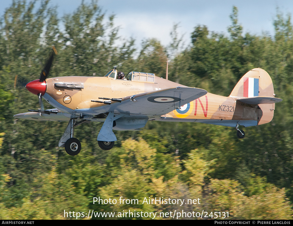 Aircraft Photo of CF-TPM / KZ321 | Hawker Hurricane Mk12 | UK - Air Force | AirHistory.net #245131