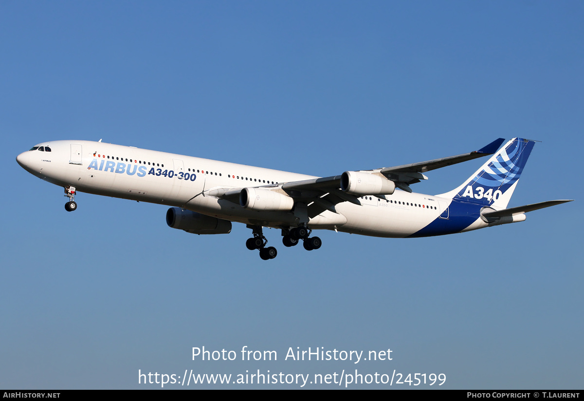 Aircraft Photo of F-WWAI | Airbus A340-311 | Airbus | AirHistory.net #245199