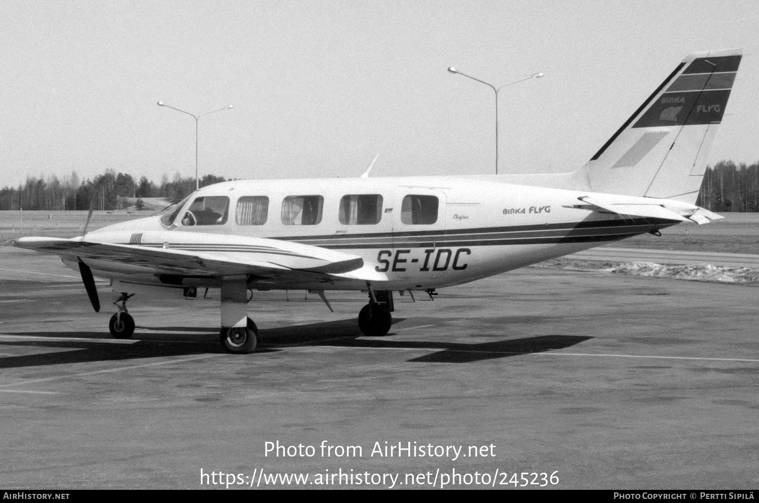 Aircraft Photo of SE-IDC | Piper PA-31-350 Chieftain | Birka Flyg | AirHistory.net #245236