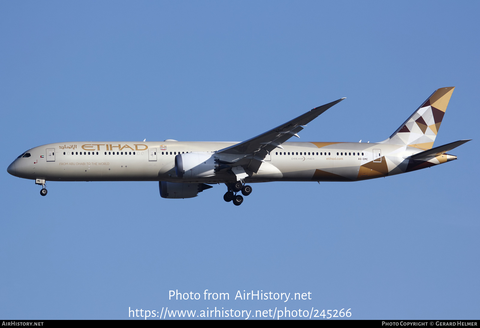 Aircraft Photo of A6-BME | Boeing 787-10 Dreamliner | Etihad Airways | AirHistory.net #245266