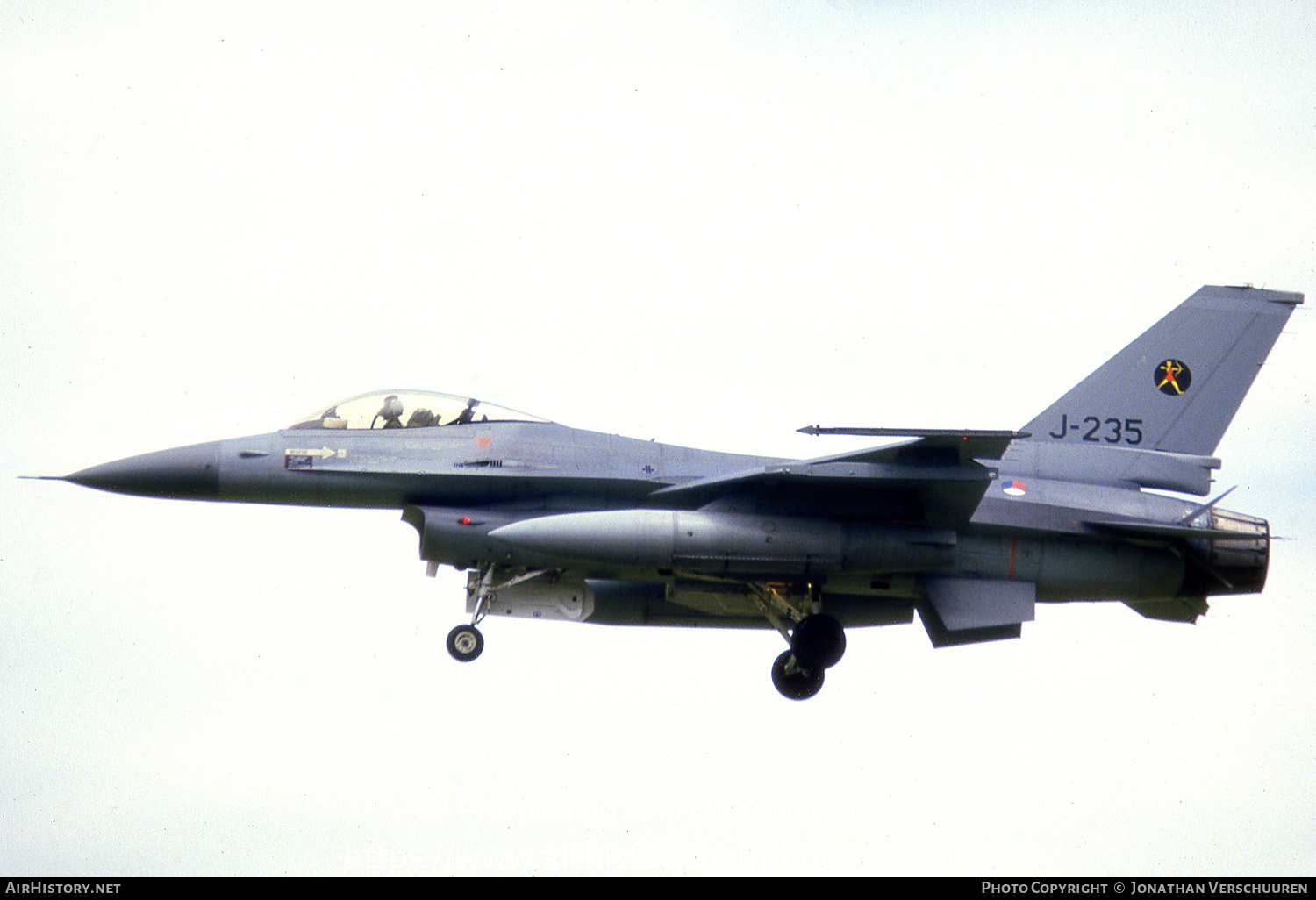 Aircraft Photo of J-235 | General Dynamics F-16A Fighting Falcon | Netherlands - Air Force | AirHistory.net #245309