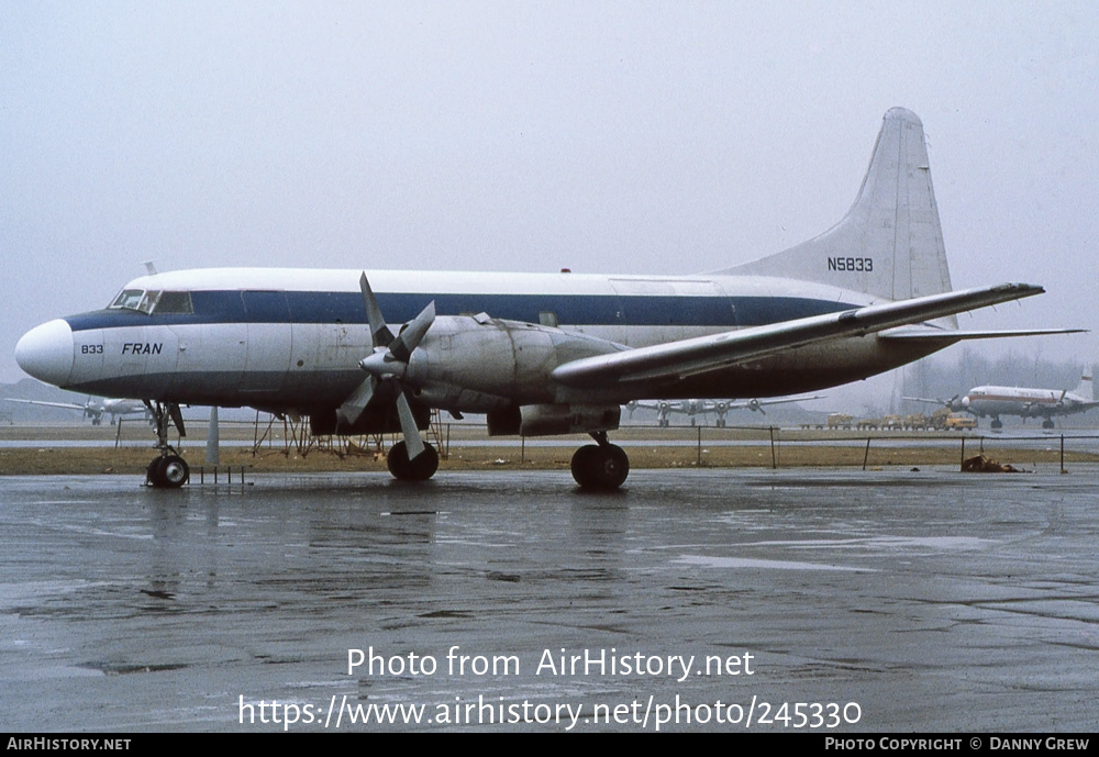 Aircraft Photo of N5833 | Convair 580/F | AirHistory.net #245330