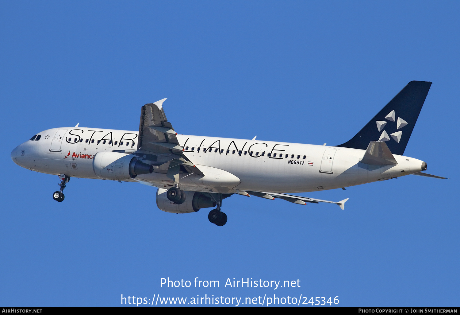 Aircraft Photo of N689TA | Airbus A320-214 | Avianca | AirHistory.net #245346