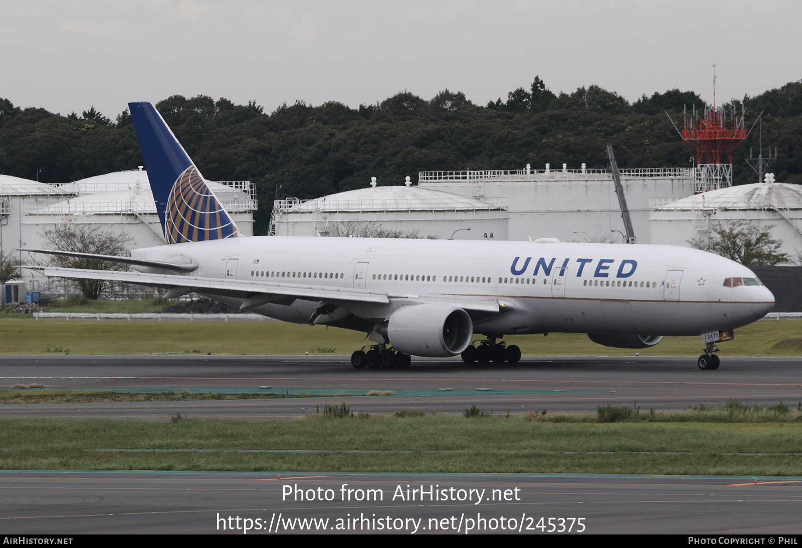 Aircraft Photo of N771UA | Boeing 777-222 | United Airlines | AirHistory.net #245375