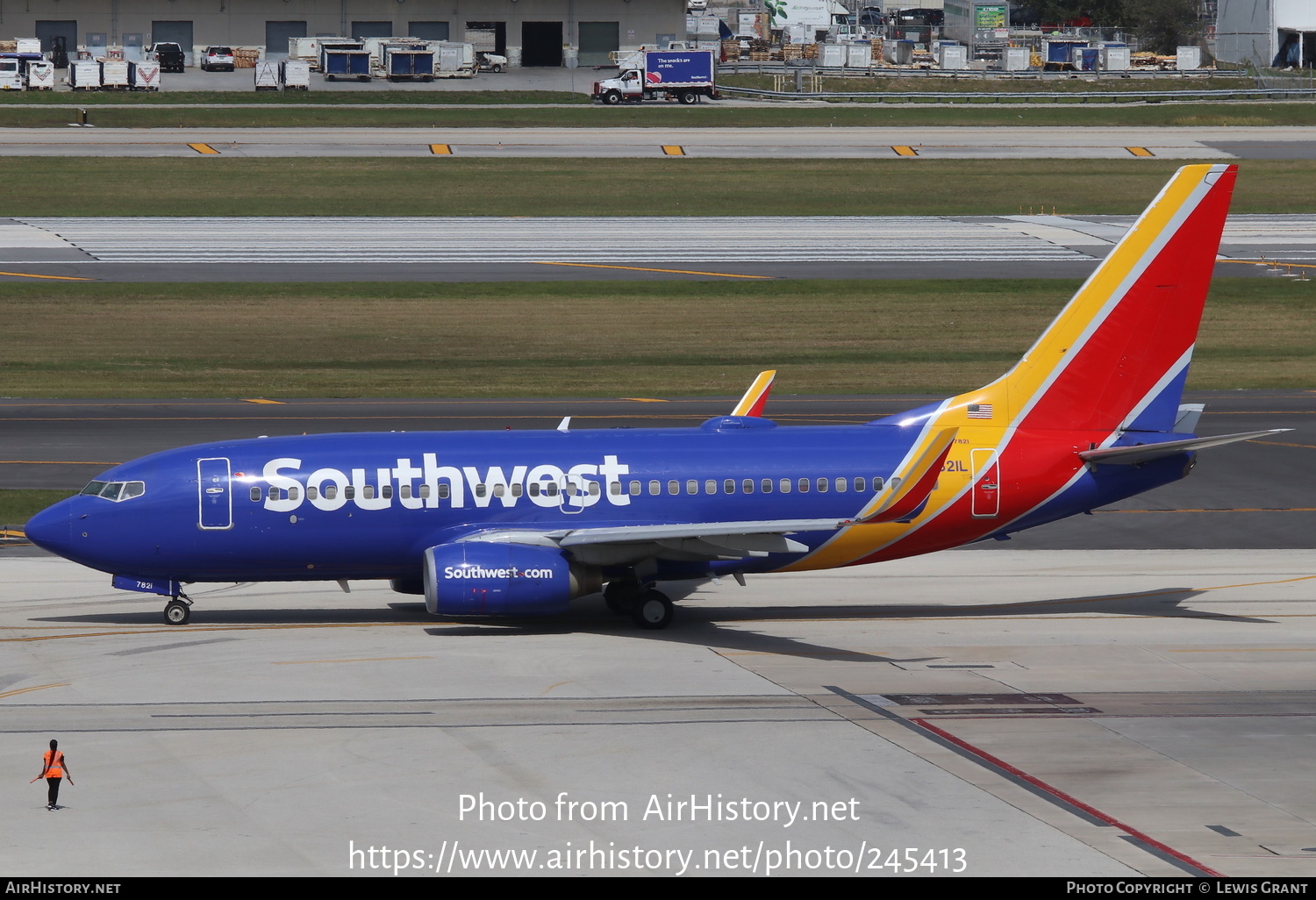 Aircraft Photo of N7821L | Boeing 737-7CT | Southwest Airlines | AirHistory.net #245413