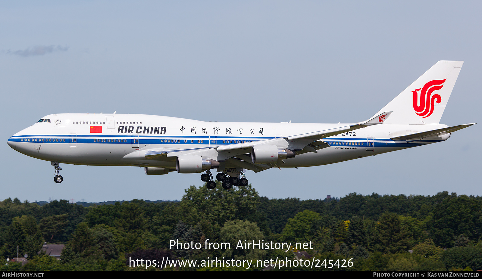 Aircraft Photo of B-2472 | Boeing 747-4J6 | Air China | AirHistory.net #245426