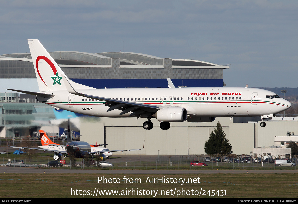 Aircraft Photo of CN-RGM | Boeing 737-8B6 | Royal Air Maroc - RAM | AirHistory.net #245431