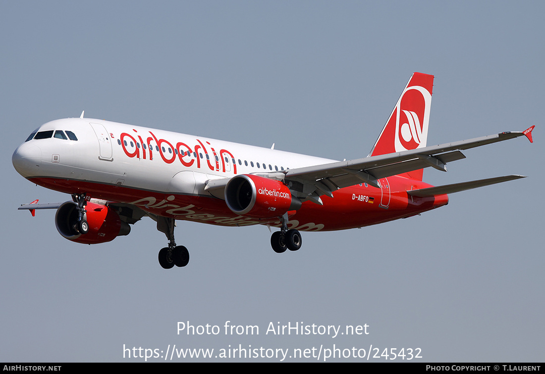 Aircraft Photo of D-ABFO | Airbus A320-214 | Air Berlin | AirHistory.net #245432