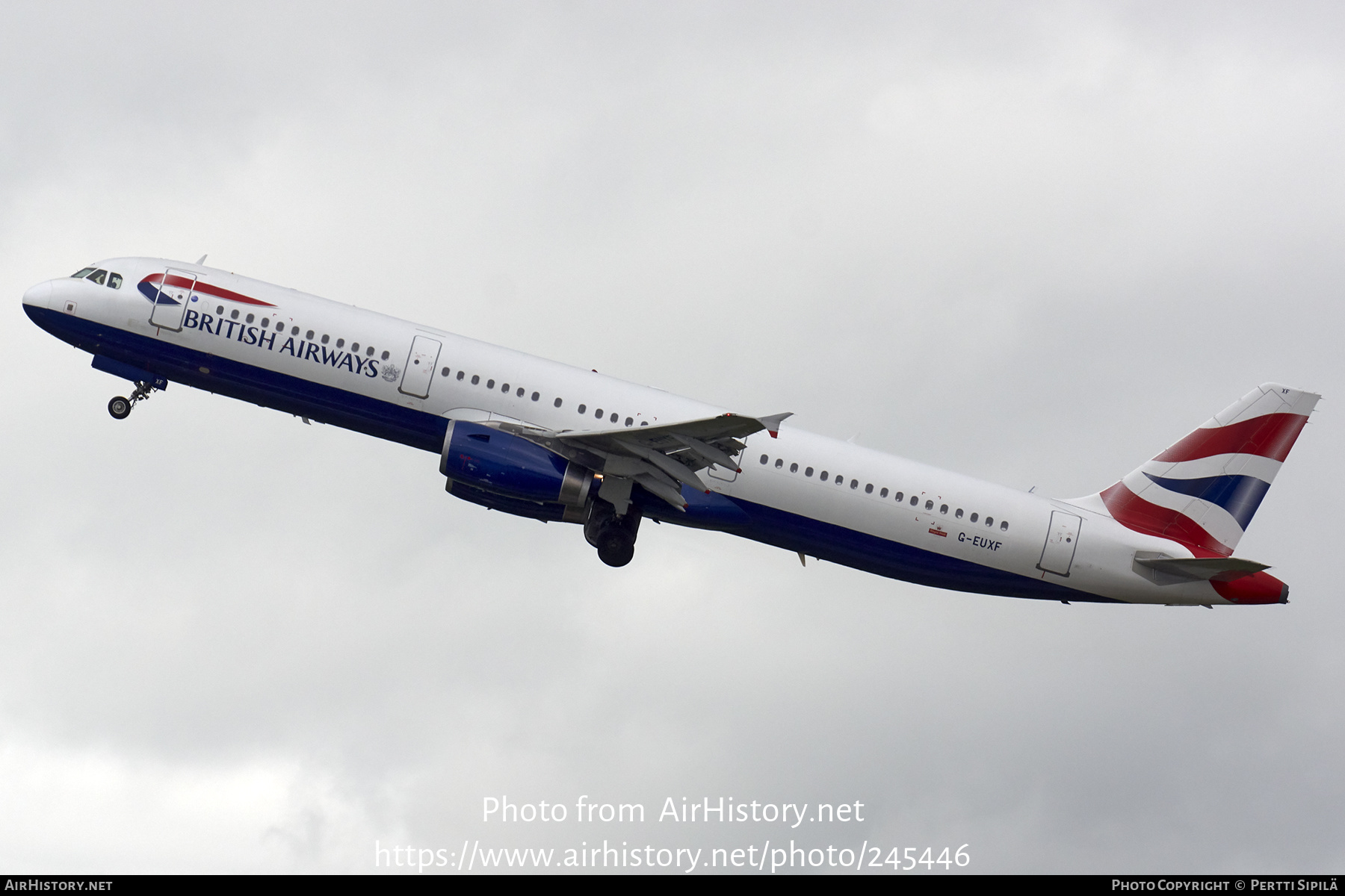 Aircraft Photo of G-EUXF | Airbus A321-231 | British Airways | AirHistory.net #245446