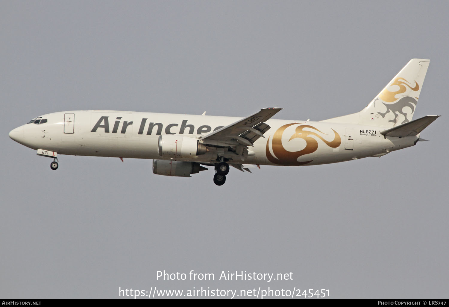 Aircraft Photo of HL8271 | Boeing 737-4Y0(SF) | Air Incheon | AirHistory.net #245451