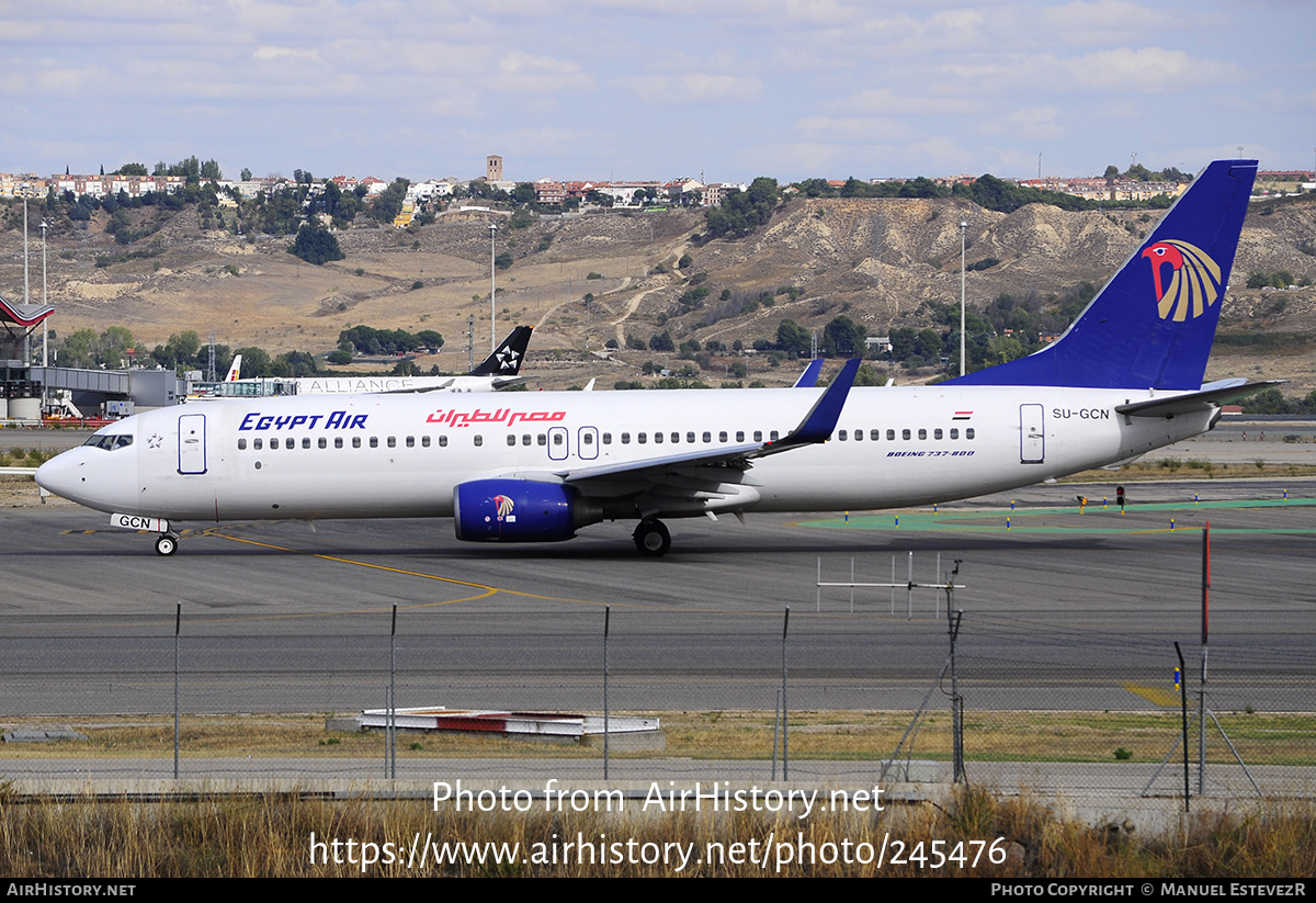 Aircraft Photo of SU-GCN | Boeing 737-866 | EgyptAir | AirHistory.net #245476