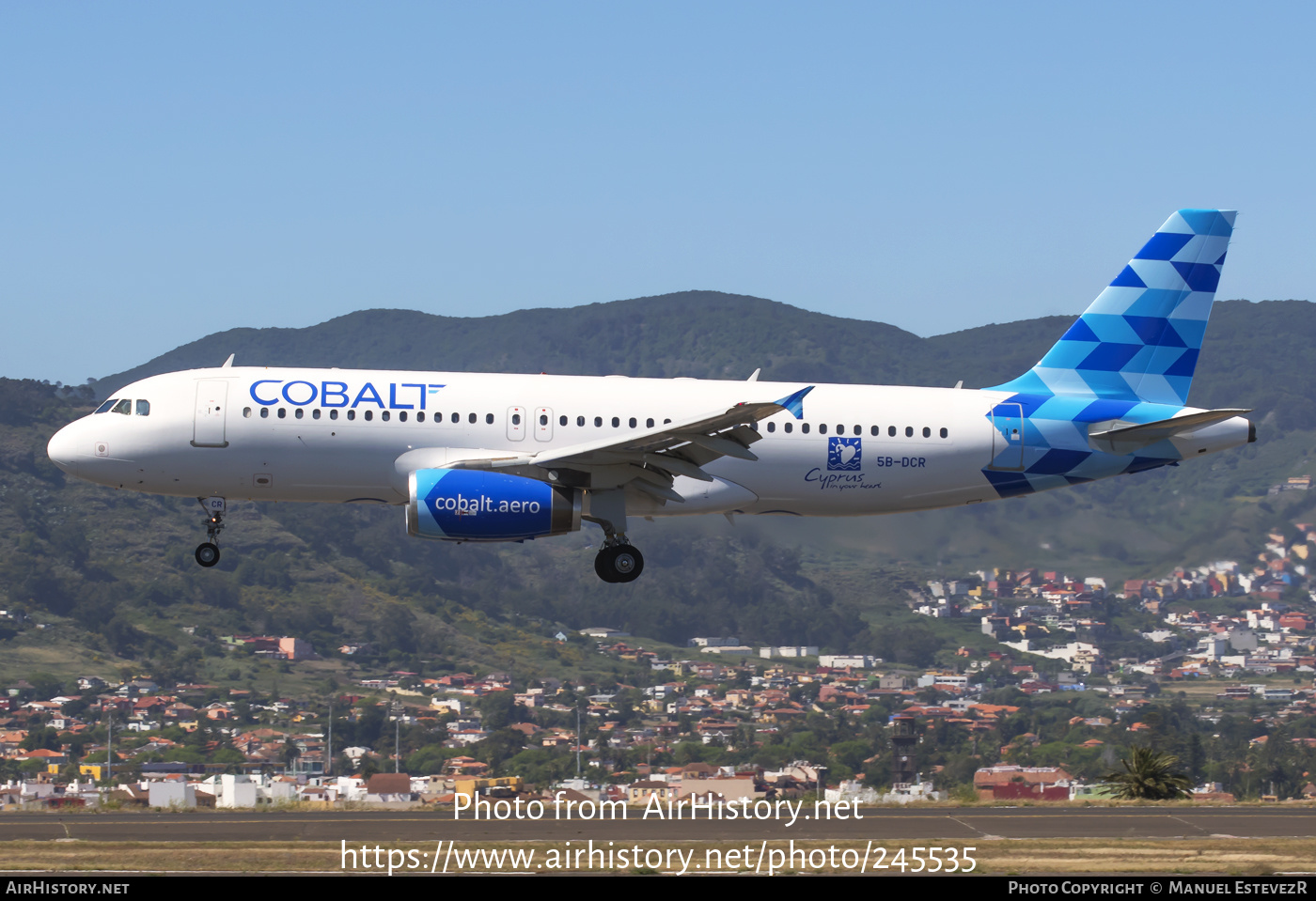 Aircraft Photo of 5B-DCR | Airbus A320-232 | Cobalt Air | AirHistory.net #245535