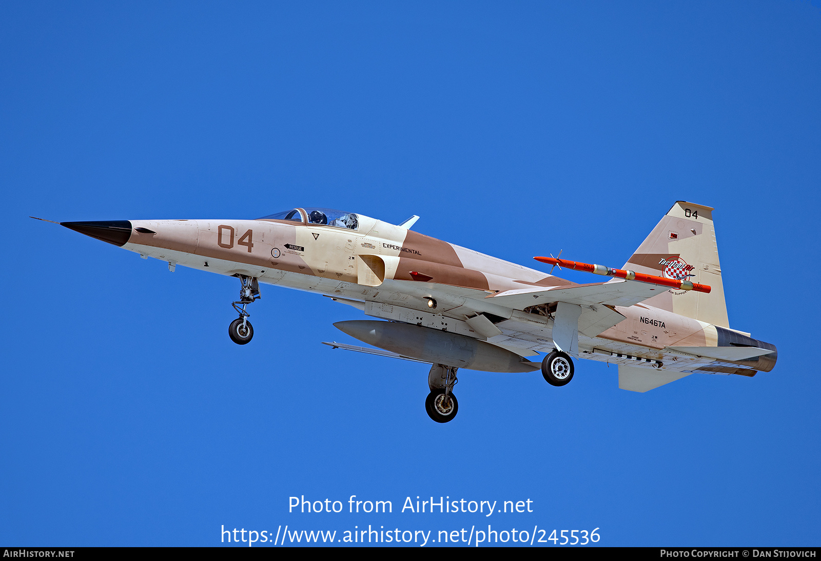 Aircraft Photo of N646TA | Northrop F-5E Tiger II | Tactical Air - Tactical Air Support | AirHistory.net #245536